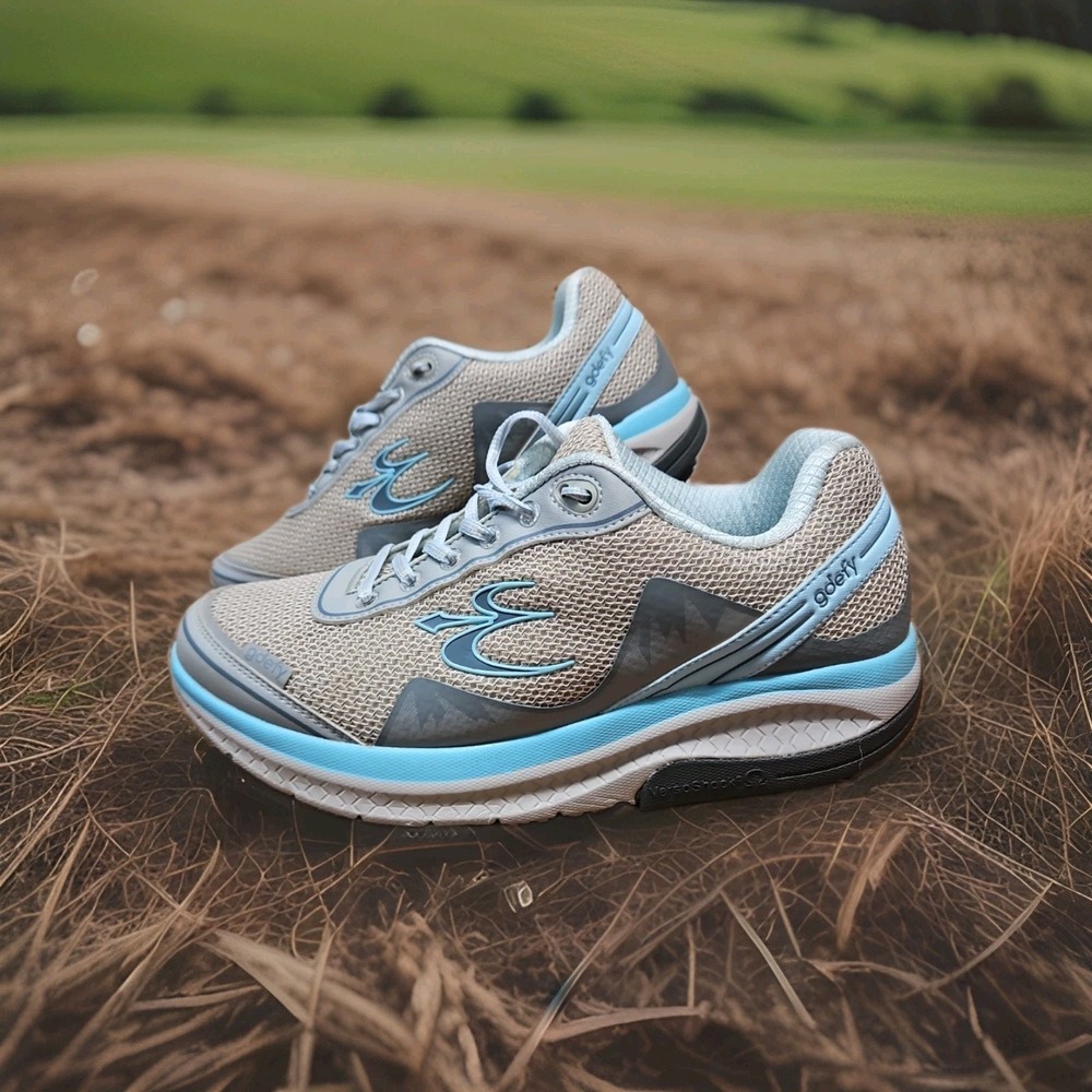 Gdefy‎ Womens Comfort Fit Gravity Defyer Gray/Blue Athletic Shoe Sz 11